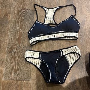 Black Victoria Secret bathing suit. Never wore. Size small.